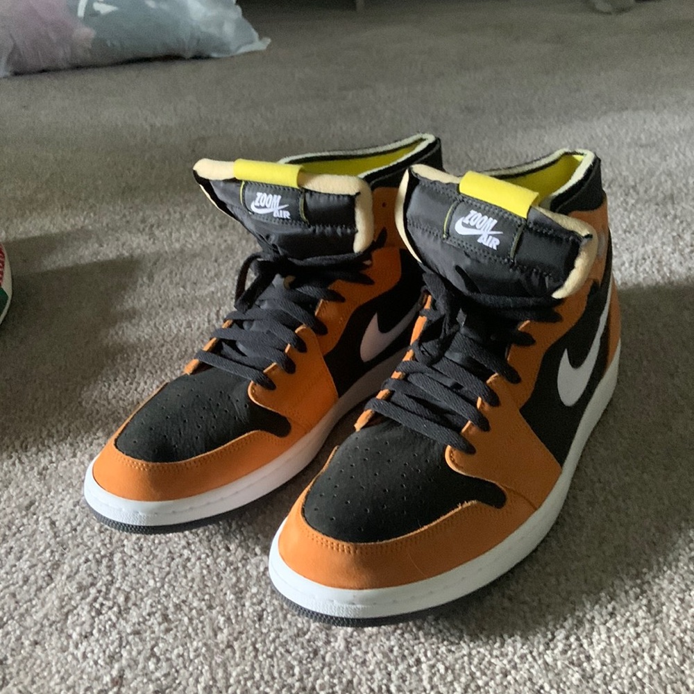 Jordan 1 High Zoom Air CMFT black monarch /mens 13
